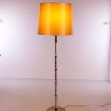 Floor lamp with glass tubes and brass details, 1960s