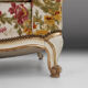 French set of lounge chairs in floral upholstery