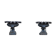 Pair of Médicis vases in cast iron
