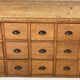 Pharmacy cabinet chest of drawers large oak antiques