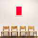 Mid century cherry wood dining chairs by Georg Leowald for Wilkhahn, Set of 4, Germany,1950s