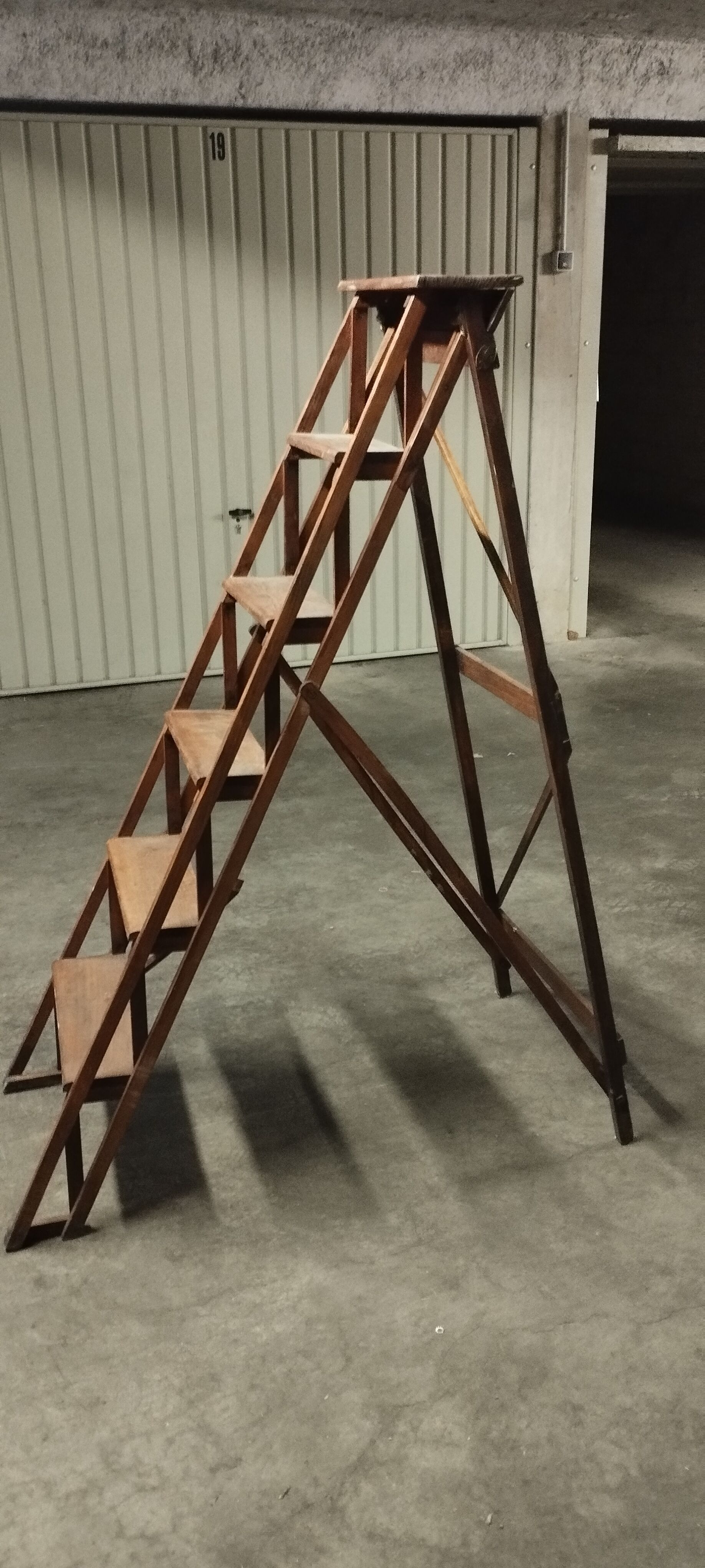 Library stepladder, nineteenth century