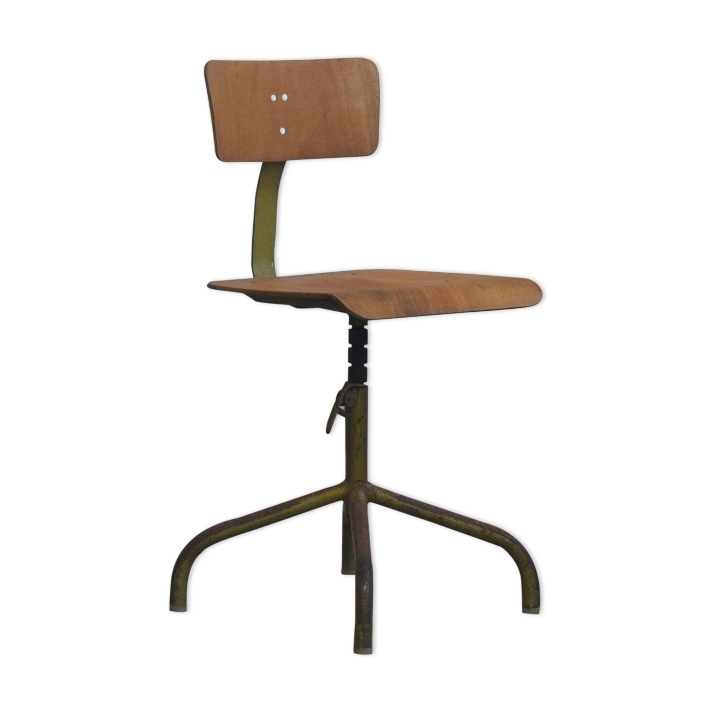 Mid-century polish industrial workshop chair, 1960s