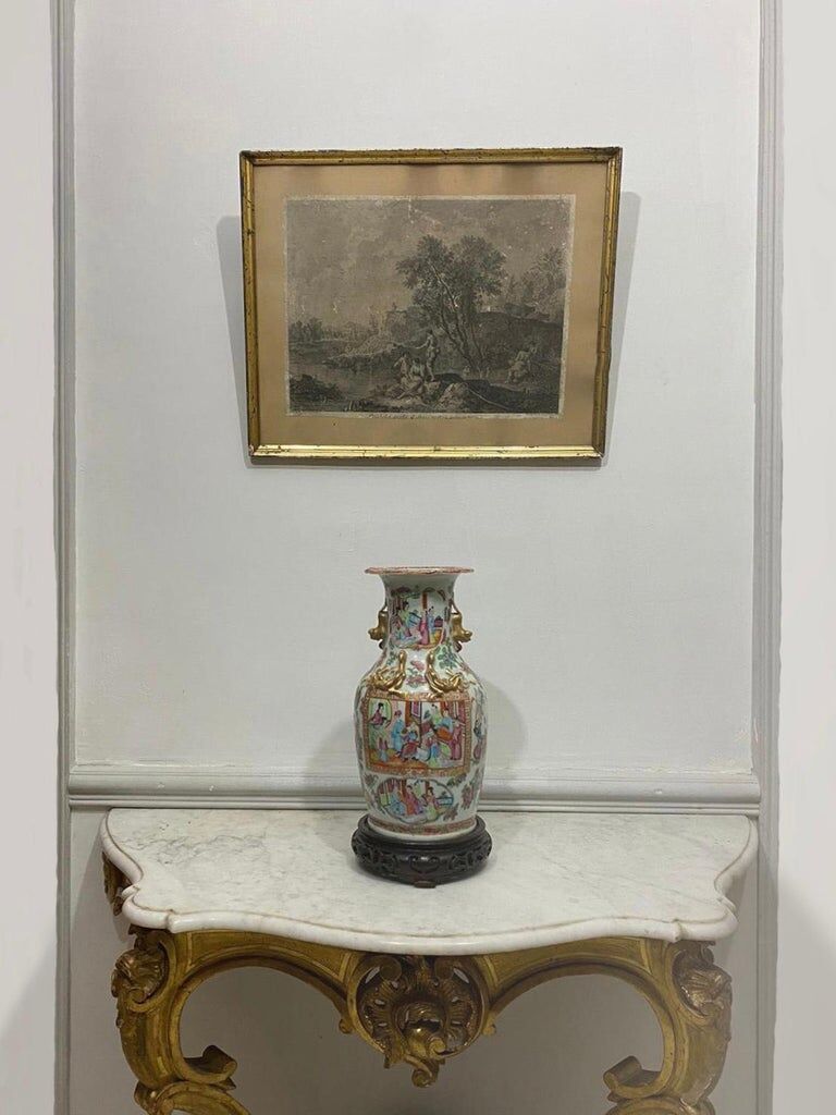 Francesco Zuccarelli, fishing scene, engraving, eighteenth century