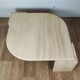 Table basse en travertin  Roche Bobois 70'