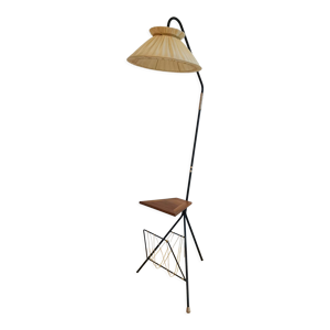 lampadaire tripode vintage