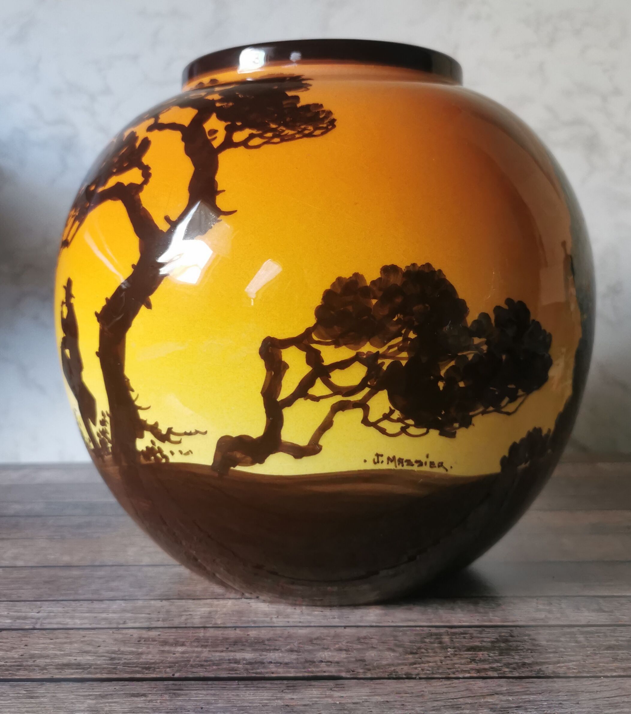 Vase boule Jérôme Massier