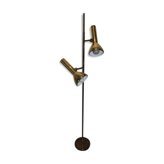 Vintage brass floor lamp italian design