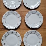 6 antique dessert plates from Bavaria