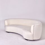 Curved sofa design 1950s