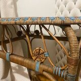 oval rattan table