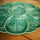Green barbotine aperitif dish