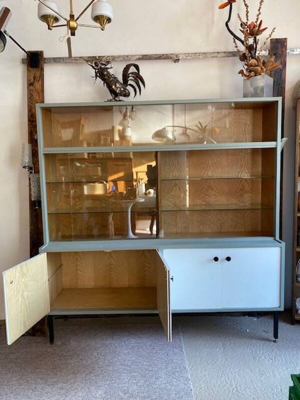 Bibliothèque vitrine vintage