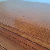 Oak chest of drawers from the 1950s