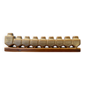 Brutalist Mid-Century Ceramic Candle Holder from German Workshop, 1960s