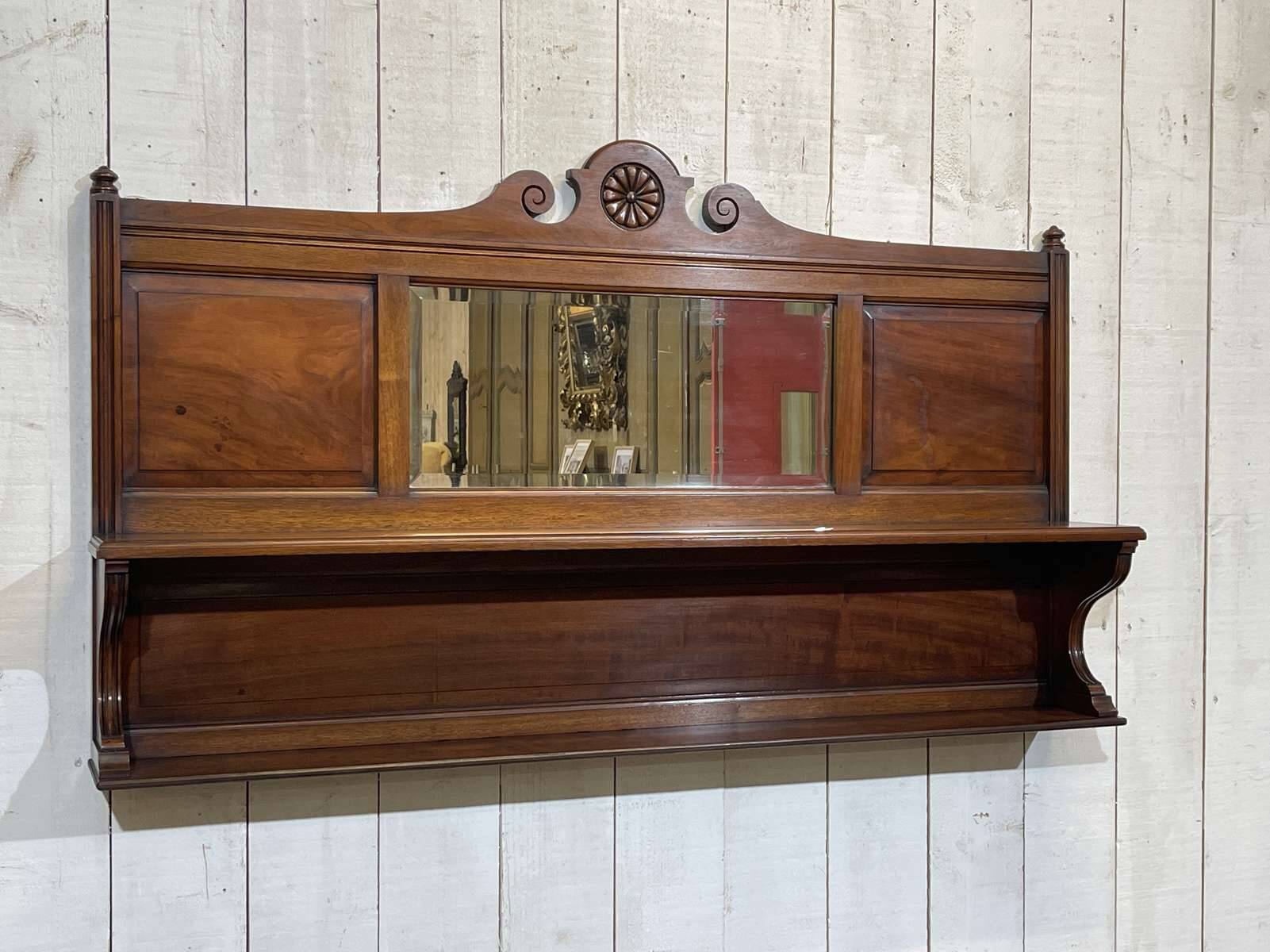 English walnut shelf from the early 20th century.