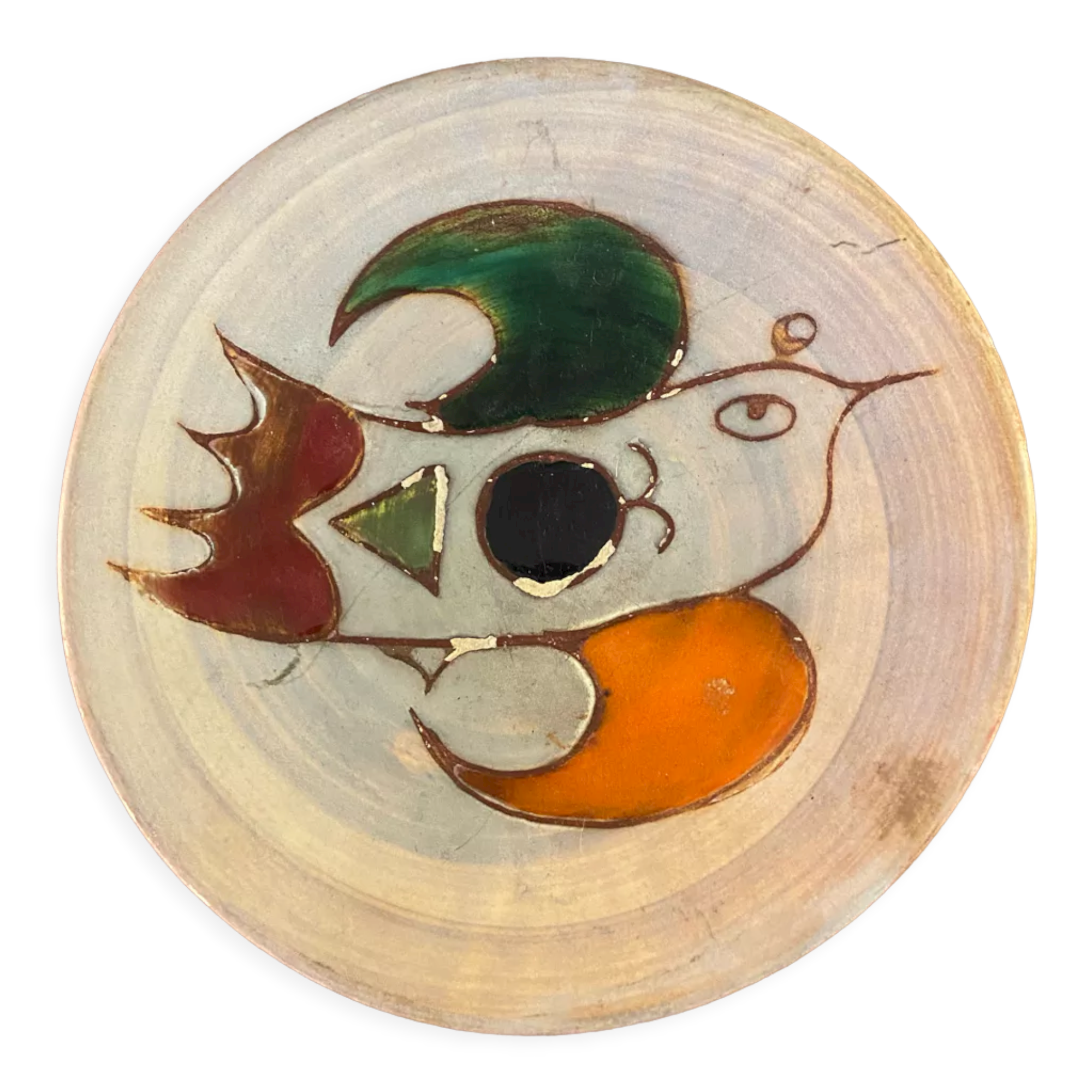 Plate, empty pocket Vallauris 60s