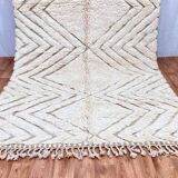 Handmade traditional beni ourain rug size 140 x 260 cm