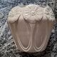 Vintage Art Nouveau ceramic with floral decoration.