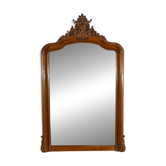 Oak mirror, Louis XV style – Late 19th century