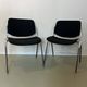 Black DSC chairs by Giancarlo Piretti for Castelli from the 60s/70s.