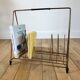 Magazine holder in gilded metal / copper 60s