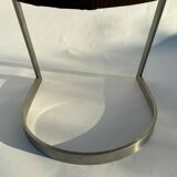 1970 stainless steel chair chrome style treck