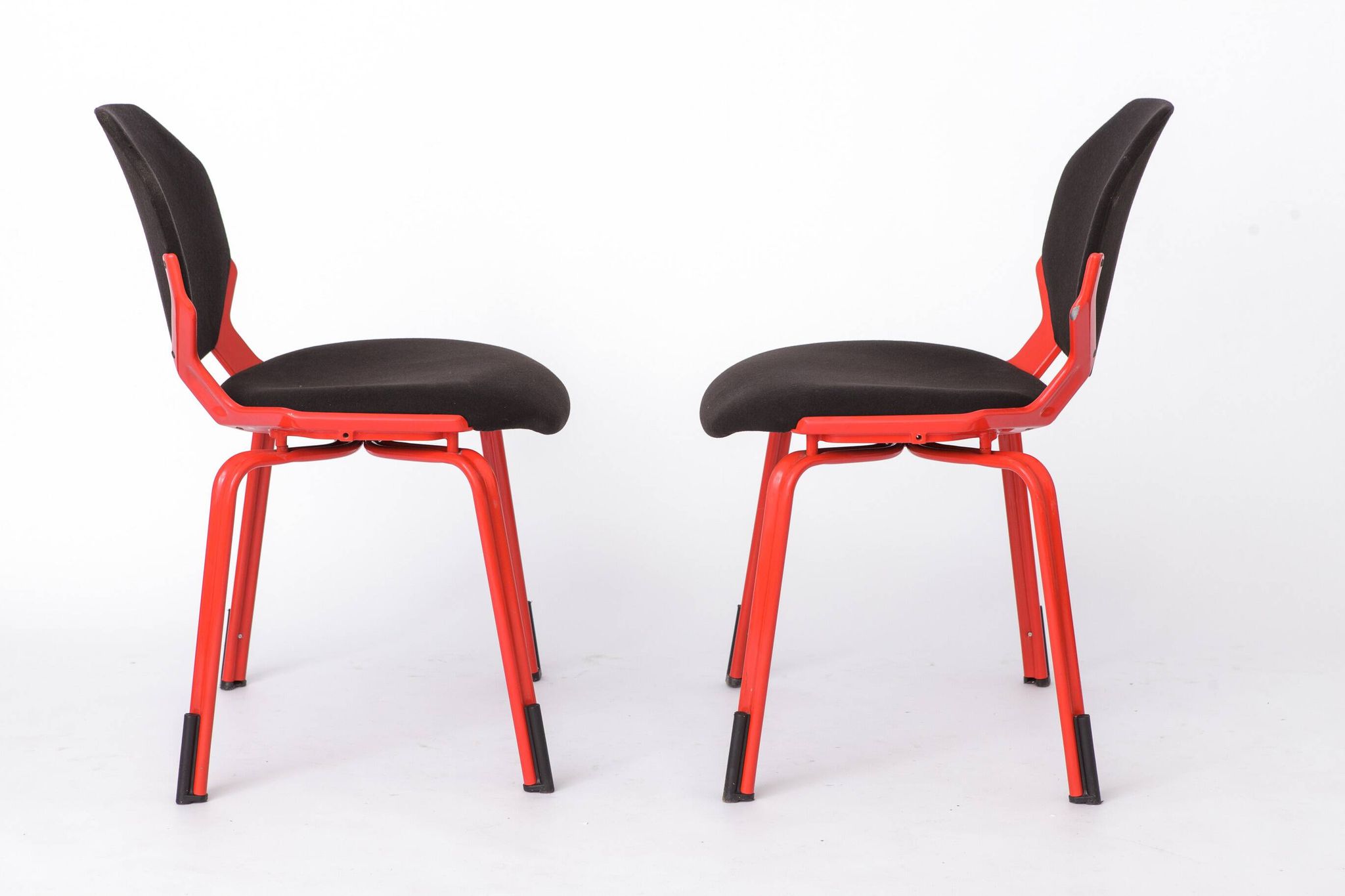 Space Age Chairs Set of 4, Fröscher Stacking Chairs, 1980s German Design