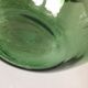 Demijohn old transparent green, estimated capacity around 12 to 15L