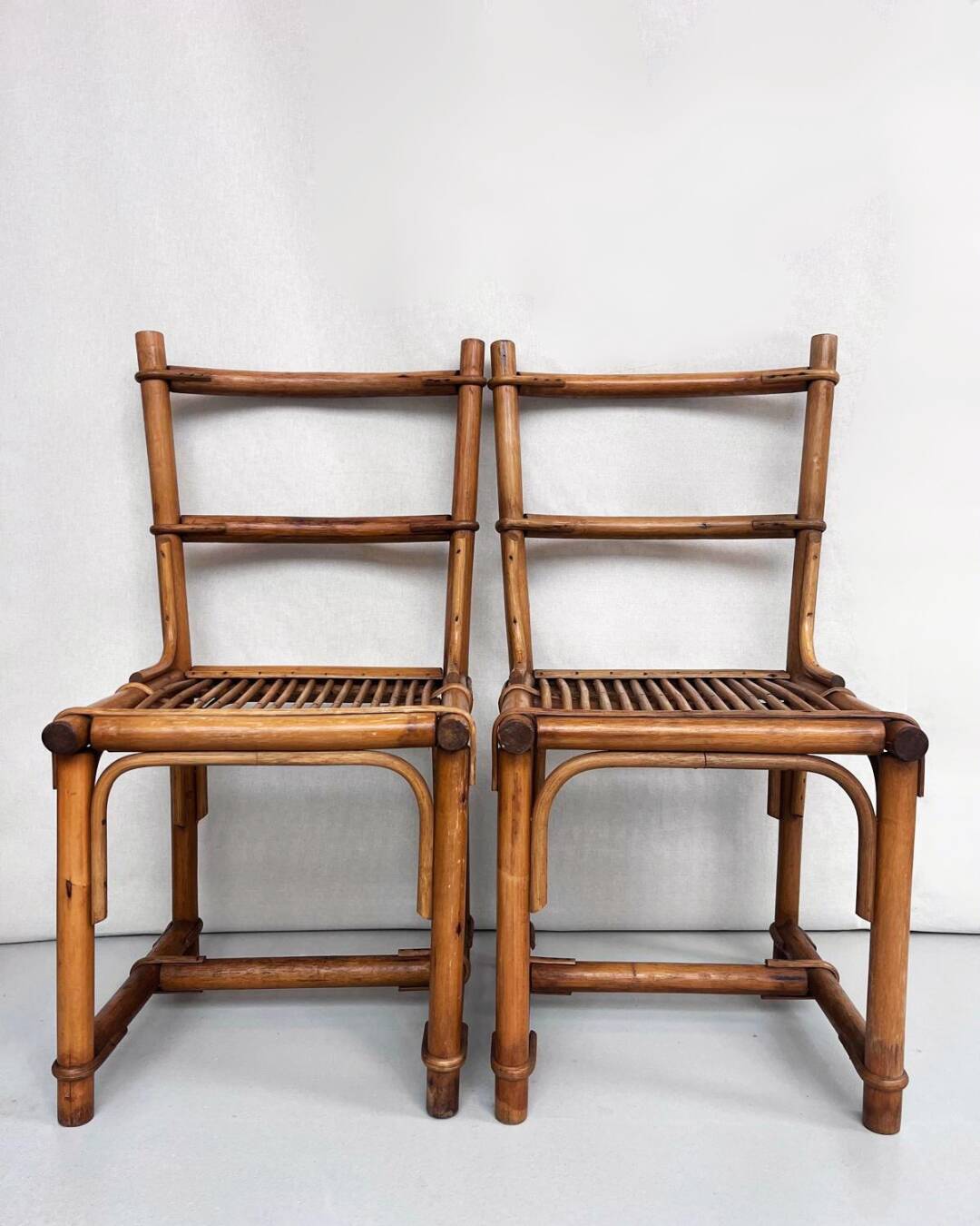 chaise bambou rotin