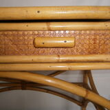 Rattan desk