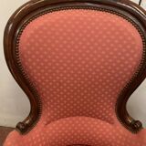 Paire de fauteuils Louis Philippe en acajou XIX siècle