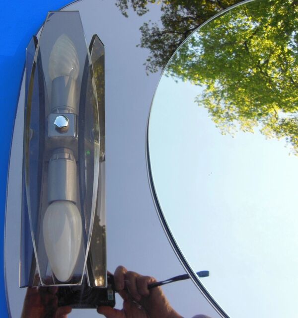 Miroir Fontana Arte avec appliques
