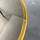 Hollywood Regency coffee table in brass and glass by Vereinigte Werkstätten, Germany, 1960s