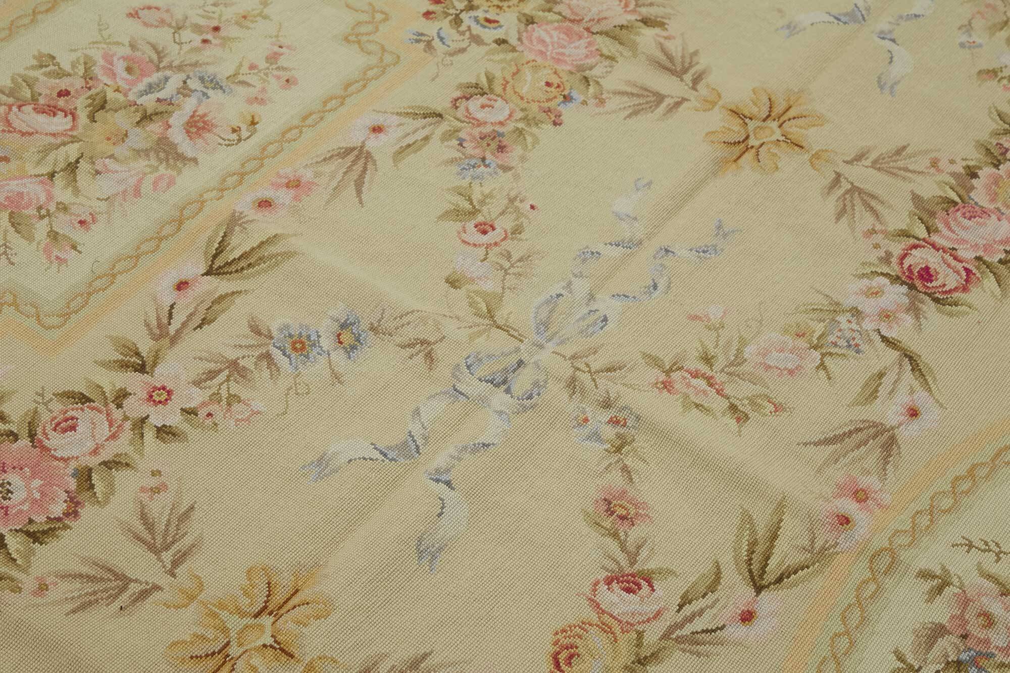 Handmade Vintage Flatweave Needlepoint Kilim 177 cm x 277 cm