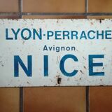 Plaque de destinations SNCF