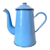 Cafetière en tôle émaillée