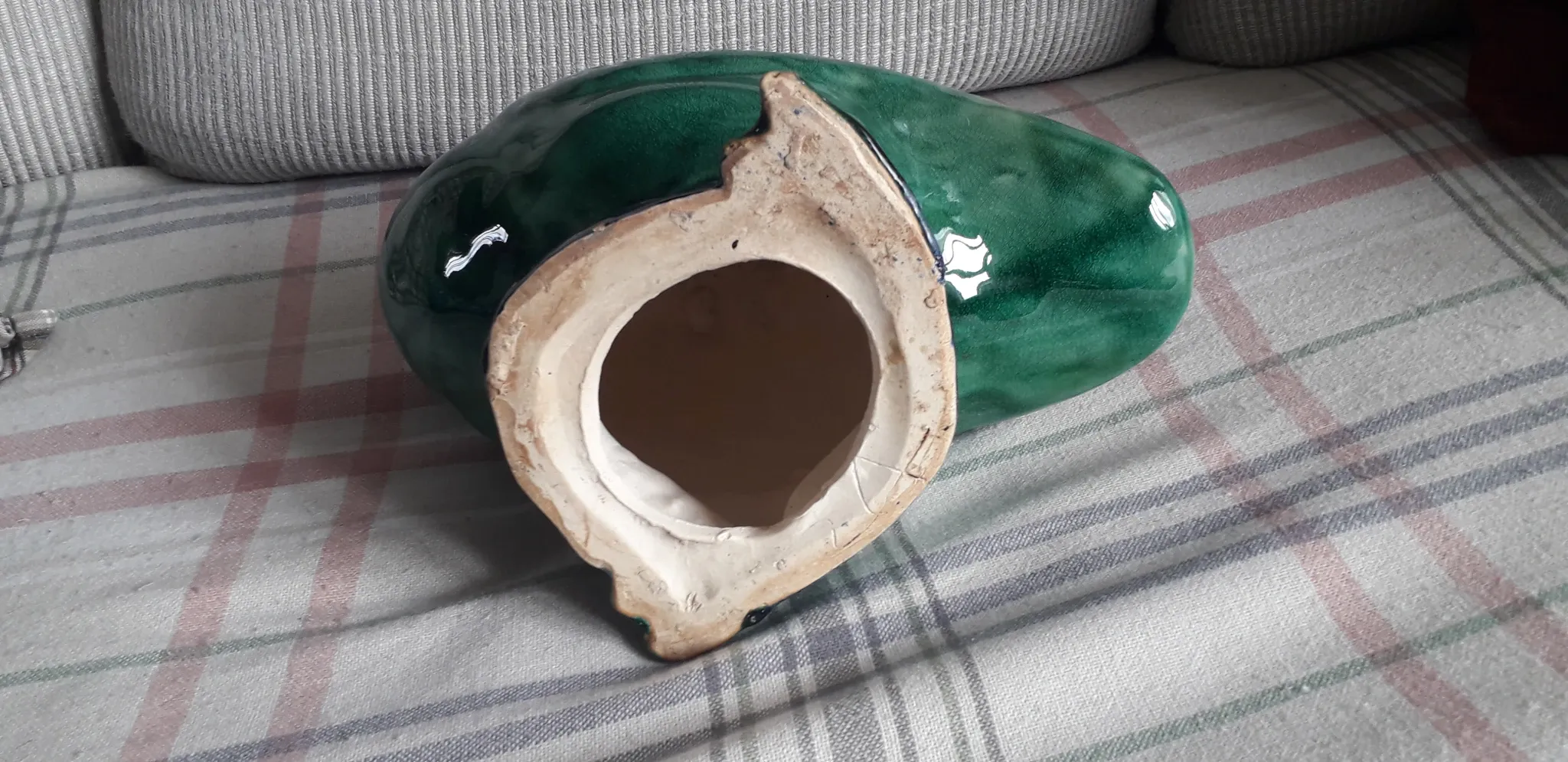 Vintage ceramic large duck