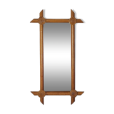 Bamboo and rattan mirror 80'