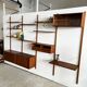 A wall unit with 4 compartments by Poul Cadovius, Denmark, 1960s.
