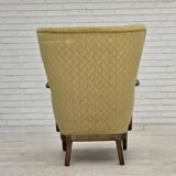 1960s, Danish armchair by Slagelse Møbelværk, model 157, velour.