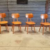 Set of 4 chairs edited by ton 1960