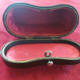 Brass and mother-of-pearl theatre twins