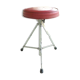 Vintage skai and metal, folding stool