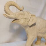 Large Art Deco ceramic white elephant from the 60s