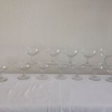 Set of 12 hand made champagne cups