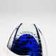 Murano Vase Sommerso Bullicante Cobalt Blue 1960s