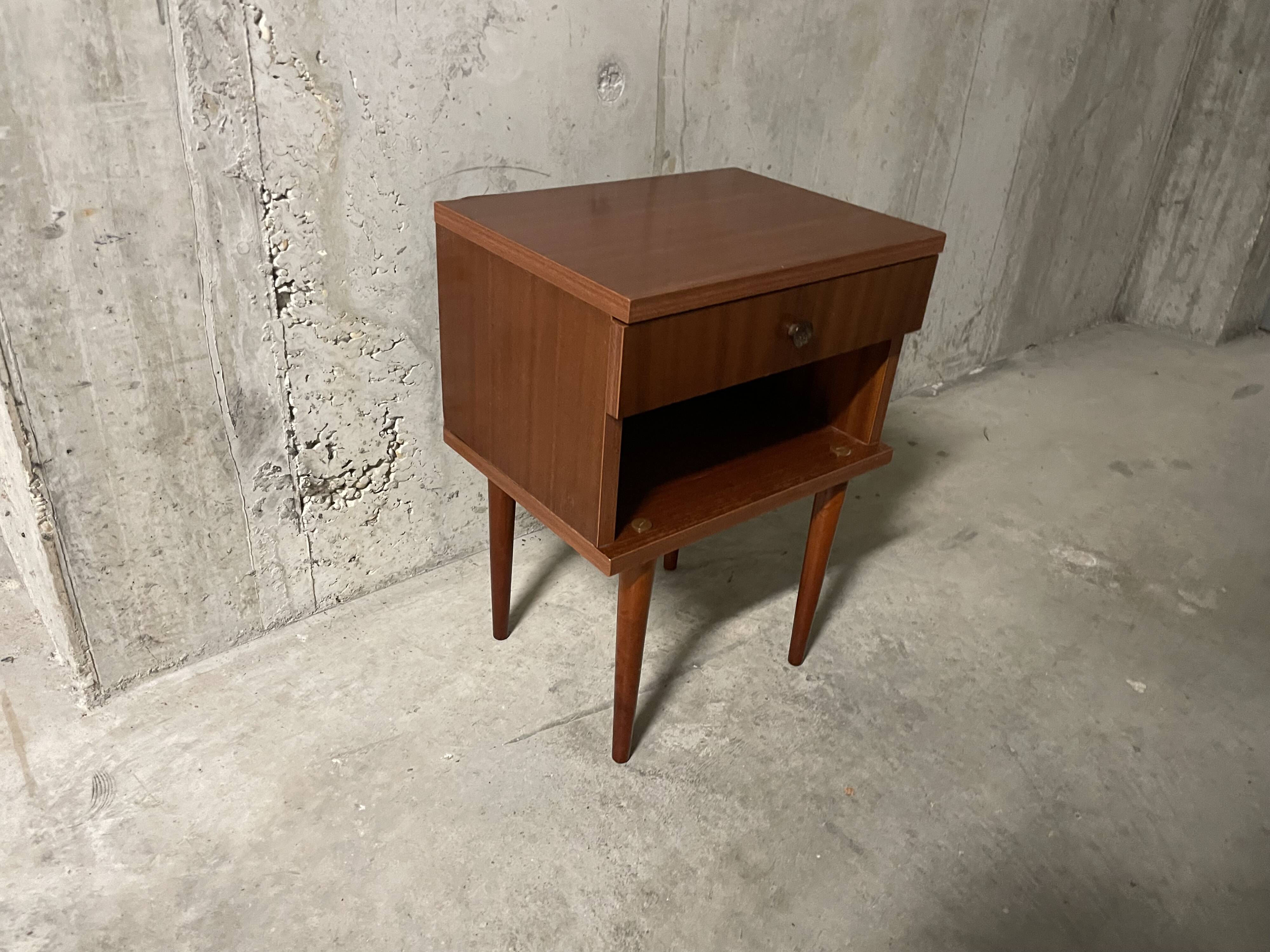 60s bedside table