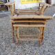 Chaise longue rotin