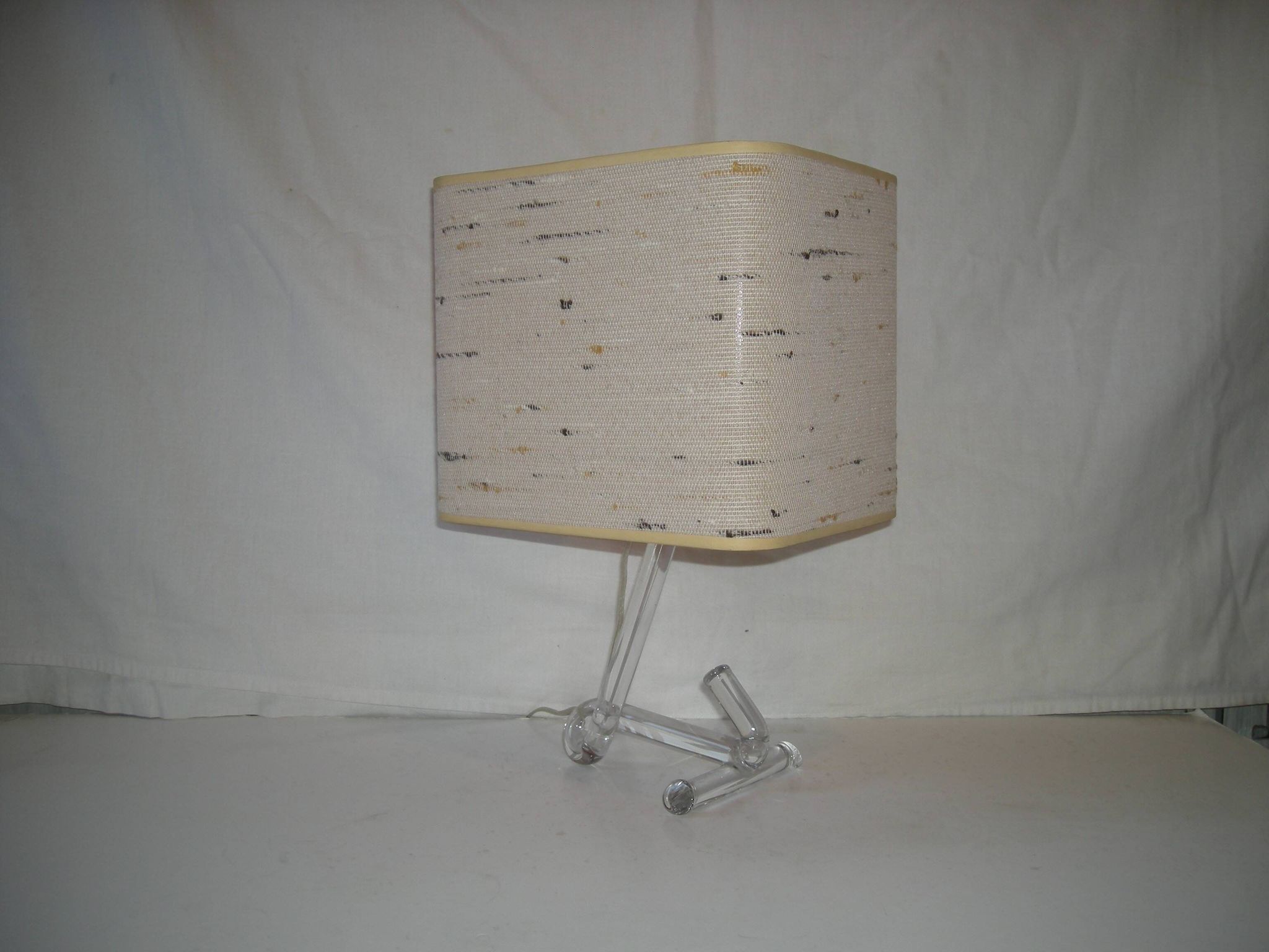 Lampe en verre des années 50